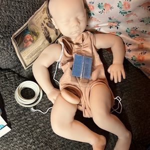 Dominic Sleeping *Realborn ~19.5" Reborn Doll Kit/COA Bountiful Baby read below